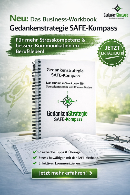 Workbook Gedankenstrategie SAFE-Kompass  (in Buchform oder als E-Book)