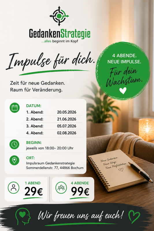 Impulsreihe 4 Abende - Klar im Kopf, Stark im Leben Angebots-Paket